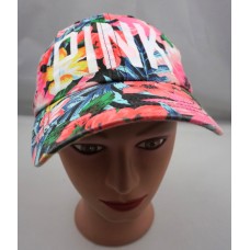 Victoria&apos;s Secret PINK Hat Floral Mujers Adjustable Baseball Cap PreOwned ST191  eb-64151076
